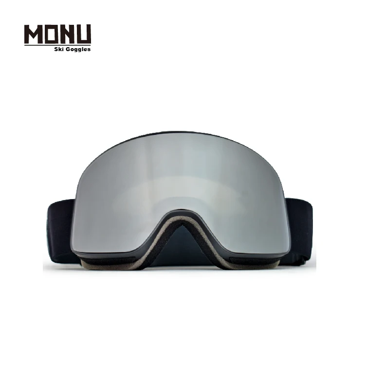MONU Factory Custom Anti-fog and Anti-reflection Ski Glasses for Adult