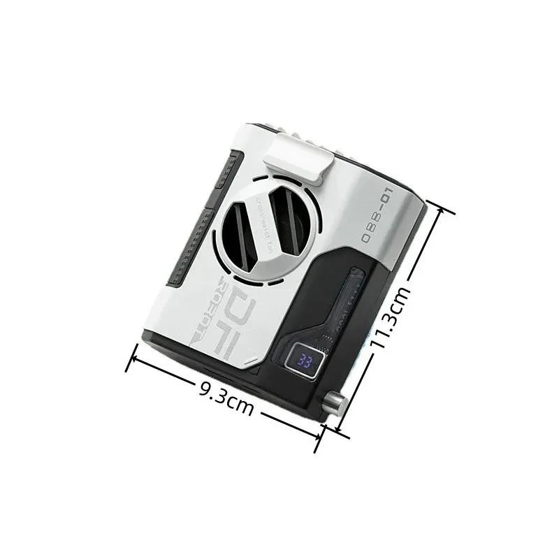 10000mAh Hanging Neck/Waist Fan Ultra-Light USB Mini Portable Rechargeable Fan For Outdoor Camping Hiking Climbing Running Sport