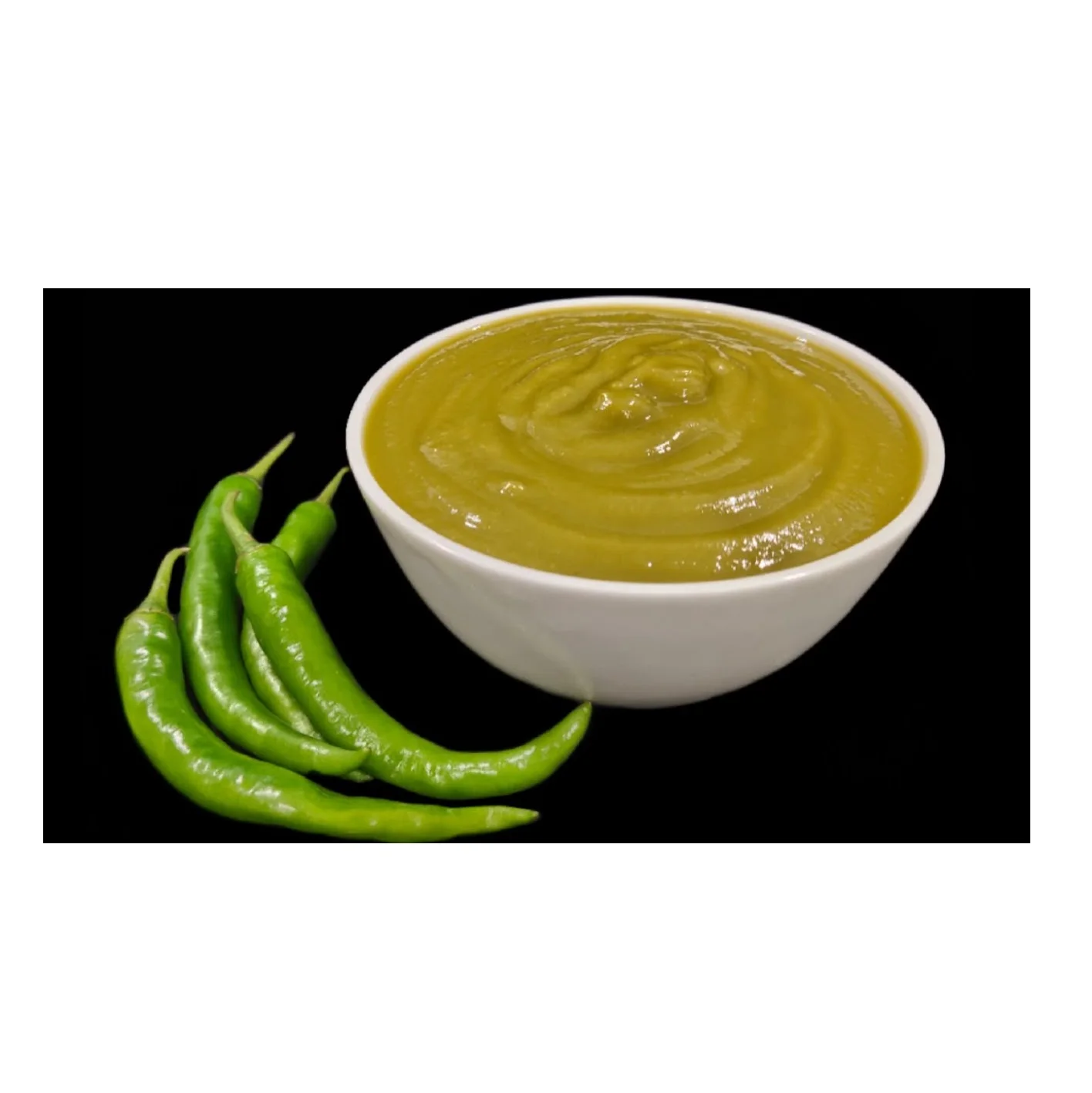 Premium Quality Green Chilli Sauce for Chicken Wings or Cauliflower Wings for Worldwide Export from India