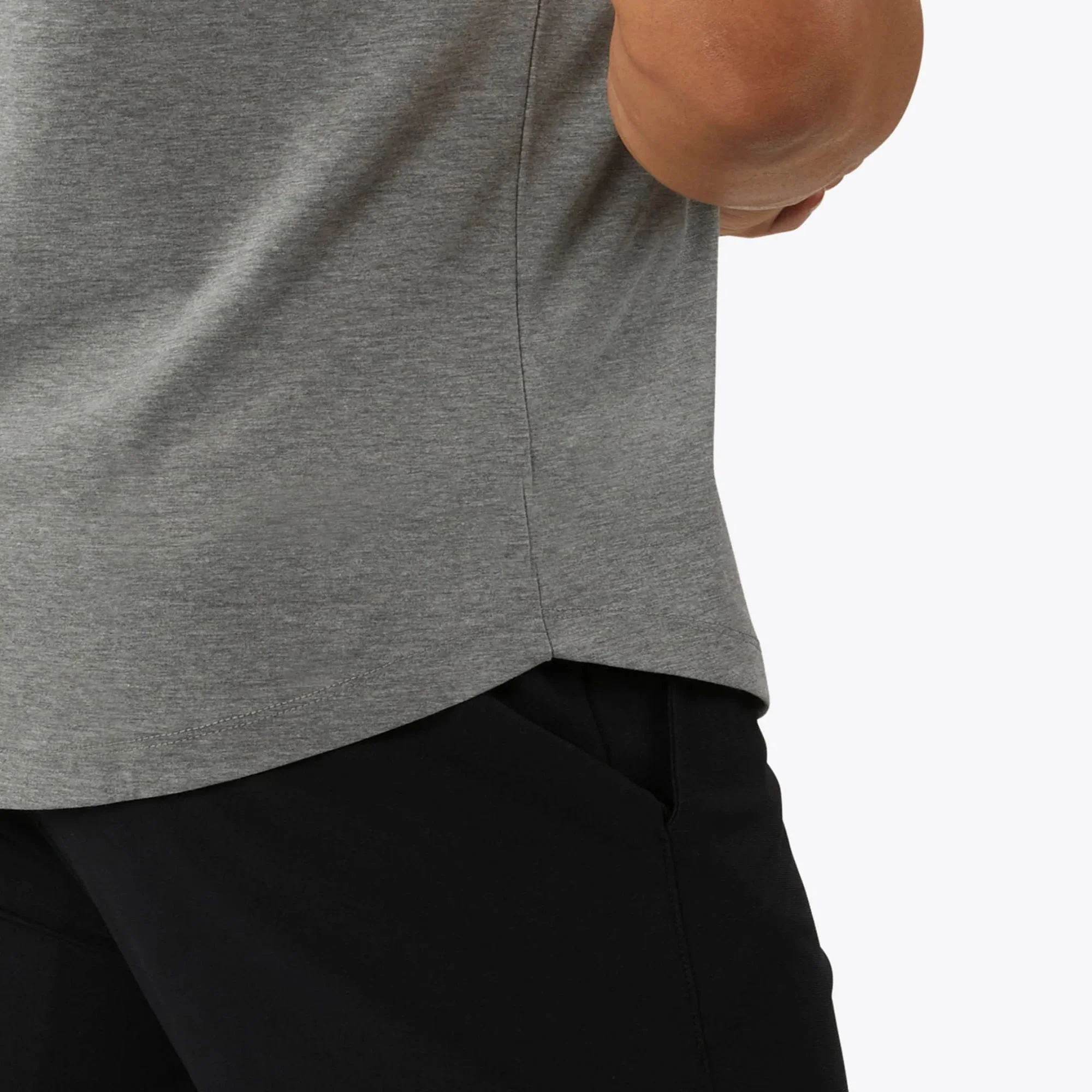 Customizable Wholesale Casual Slim Fit Henley Shirt Short Sleeve Muscle Wear Mens Gym T Shirt