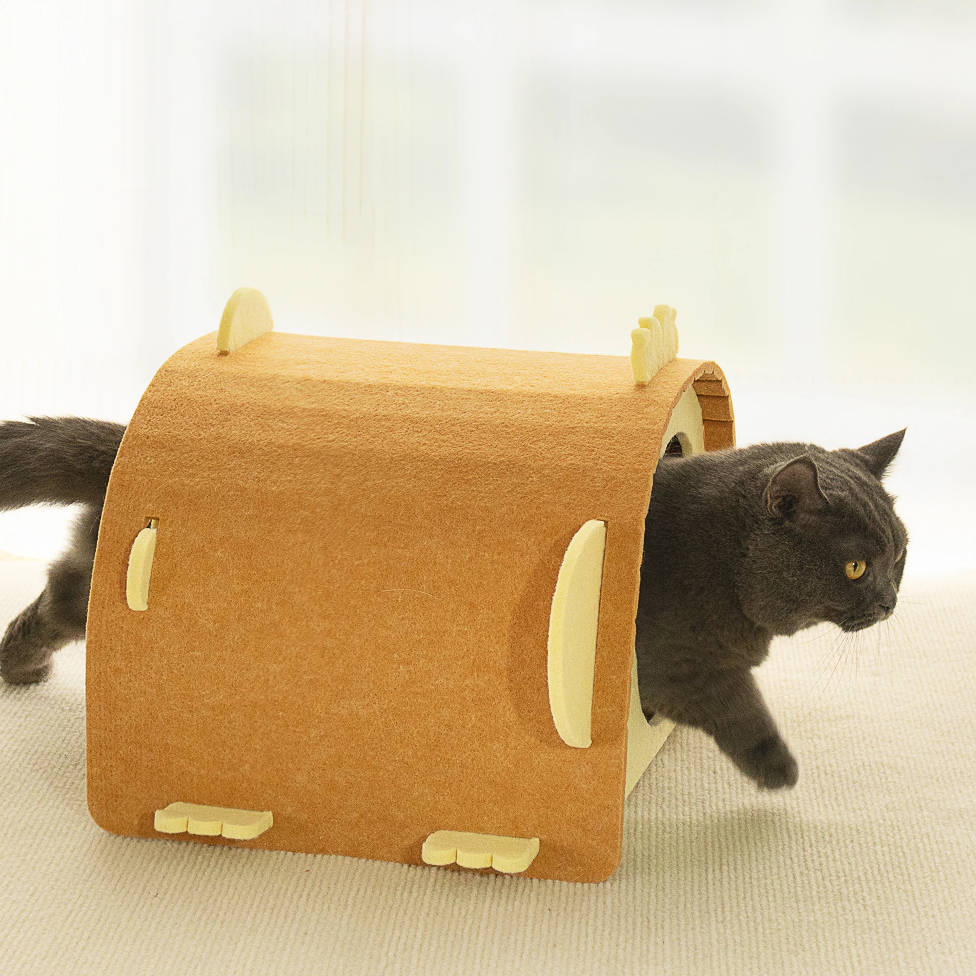 Wholesale Innovative Design Cute Thickened Foldable Cat Beds