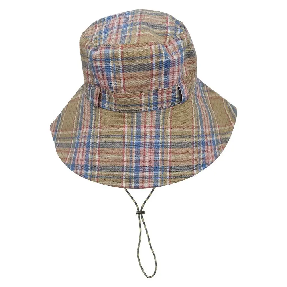 Wholesale New Design High Quality Fashion Sublimation Printed Bucket Hat Cotton Custom Buckets Hats with String