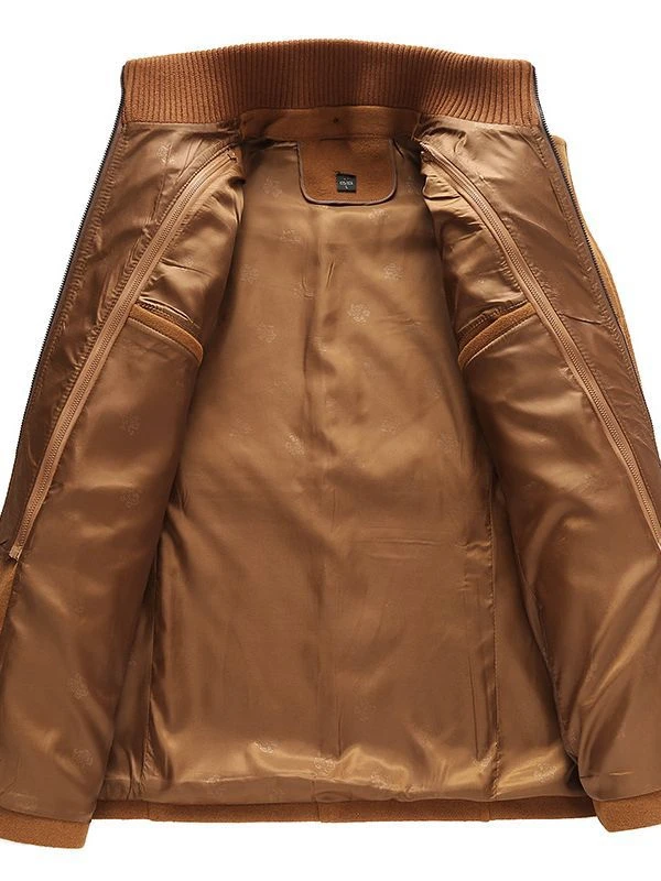 New Man Warm Trench Suits Jacket Casual Overcoat Abrigos Para Hombre Long Winter Coats for Men Long Clothing Length