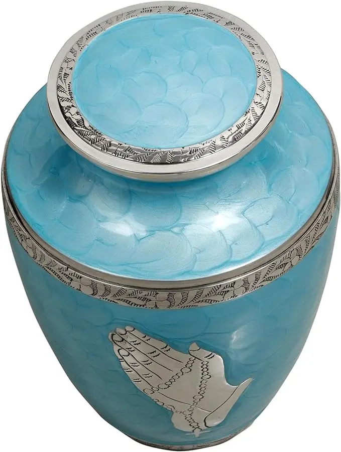 Factory Wholesale Sale on Brass Made Adult Ash Cremation Urn for Worldwide Buyers