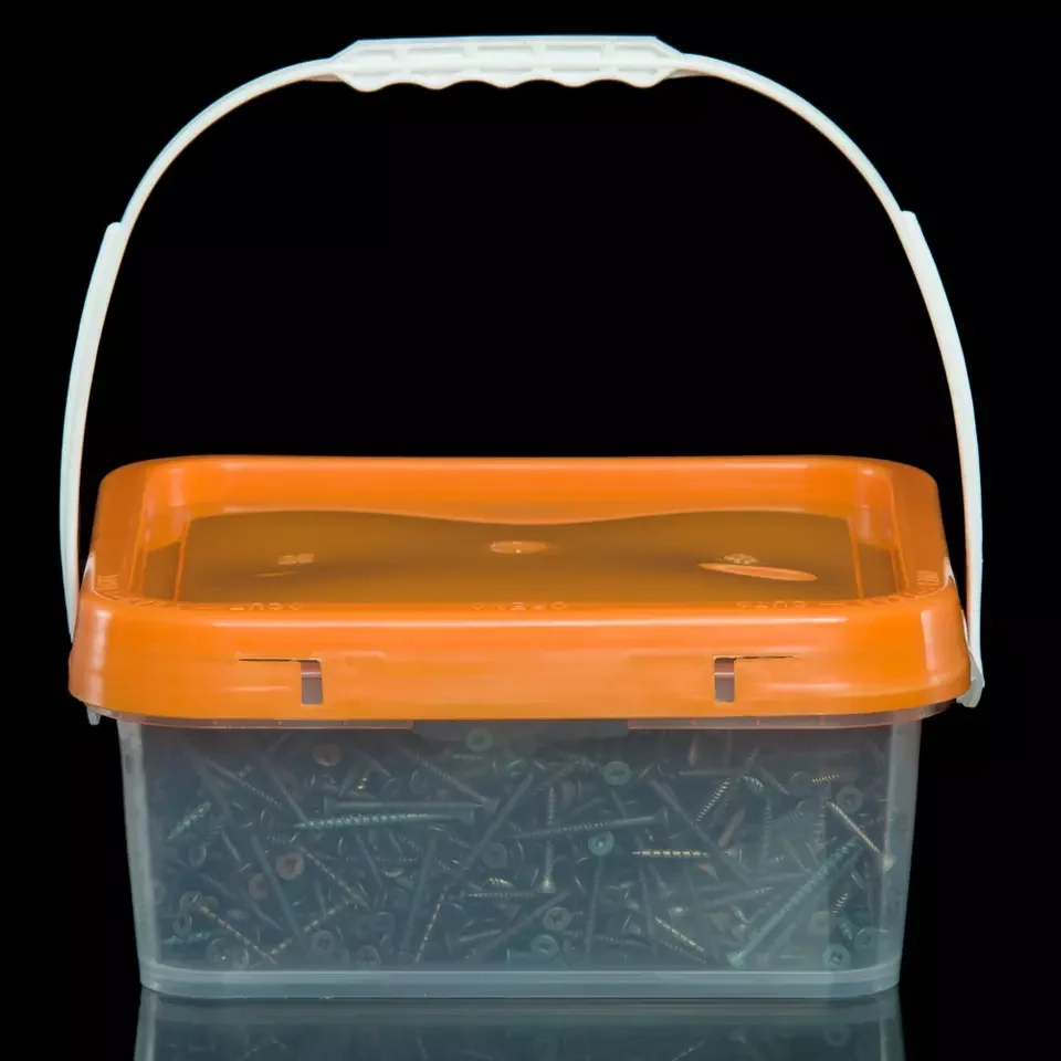 Square Plastic Bucket For Packaging