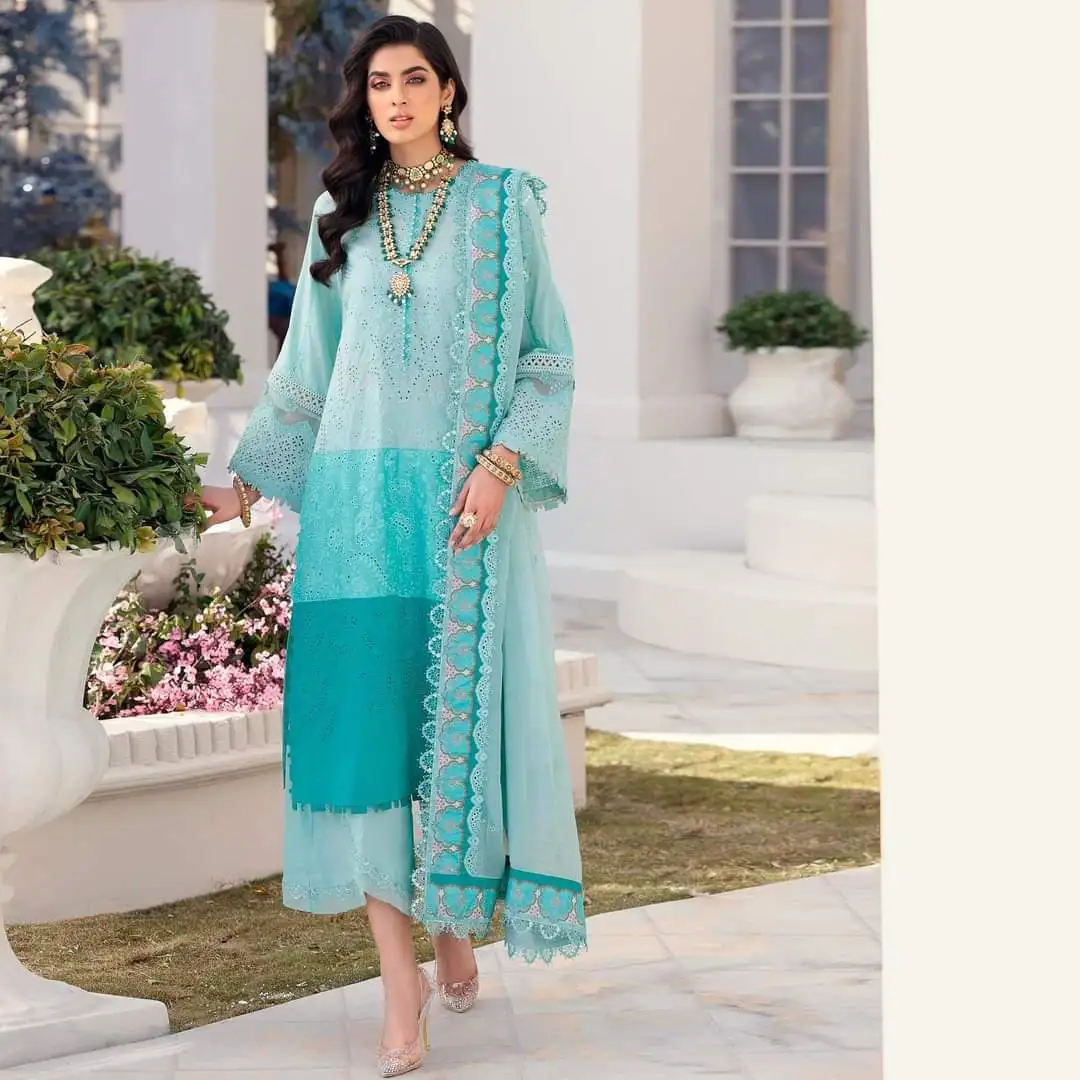 Hot Selling New Pakistani Free Size Dress Designer Salwar Kameez Embroidery Pakistani and Indian Stylish Women Dress