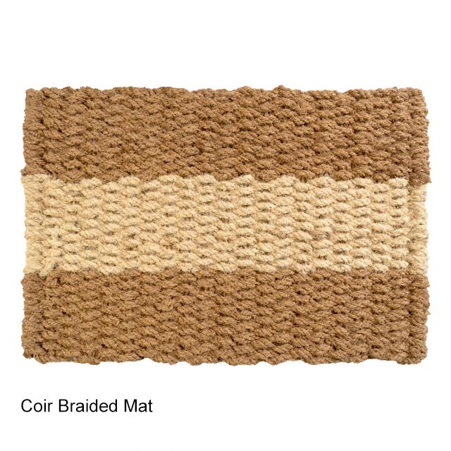 Natural Coir Rope Doormat Long Lasting Rug Anti Skid for Indoor Outdoor Kitchen Home and Office Coir Braided Doormat