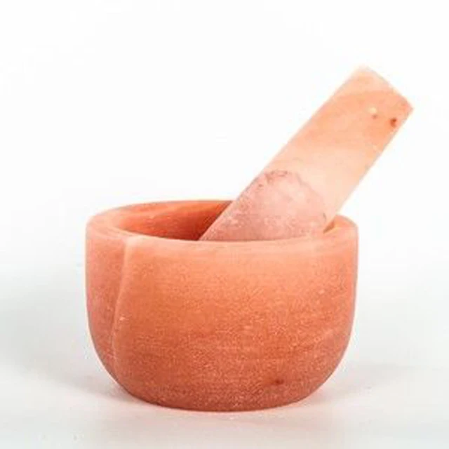 Top Selling Himalayan Salt Mortar And Pestle Natural Pink Salt Mortar And Pestle wholesaler And Manufacturer From Pakistan