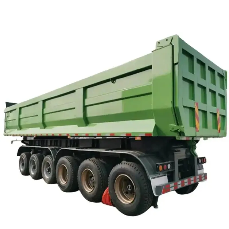 INDON Dump Semi Trailer High quality tipper/dump trailer with draw bar farm tractor full trailer