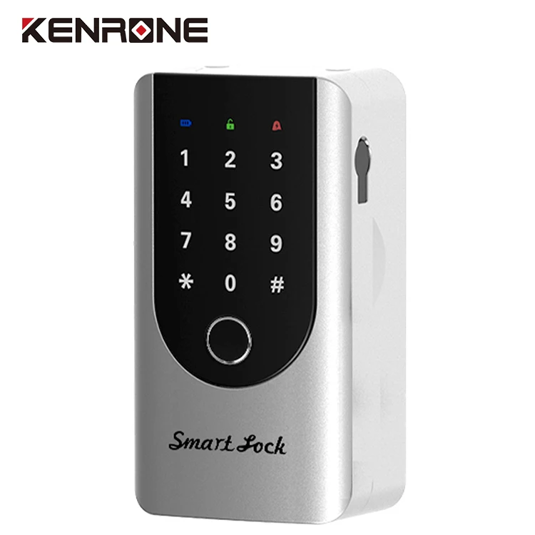 Уличный замок KENRONE с синими зубьями, защитный ящик для ключей от дождя, смарт-кодовый ключ, кнопочный ключ