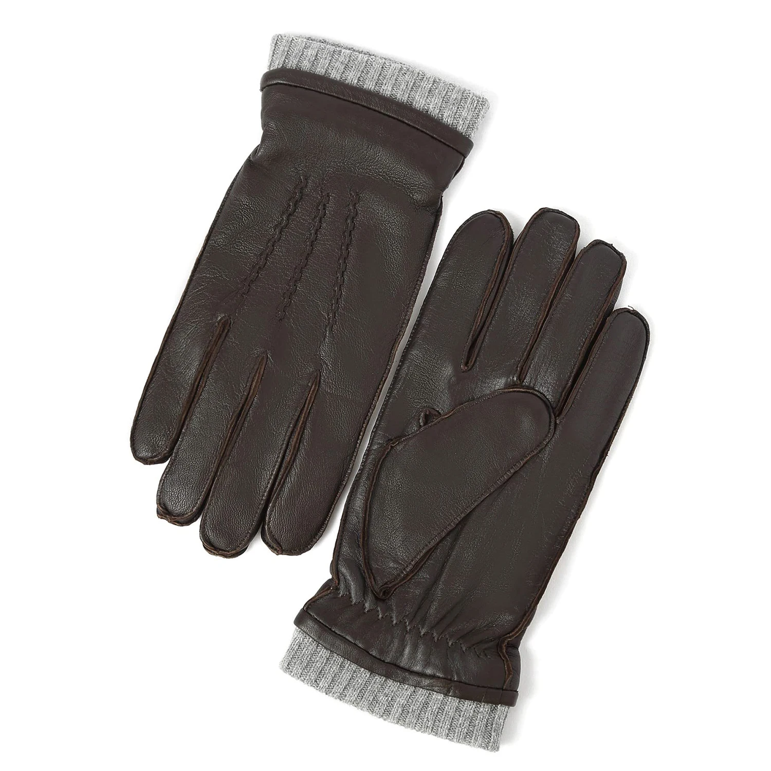 Wholesale Cheap Price High Quality Warm Winter Genuine Leather Gloves Men Warm Texting Leather Gloves From Pakistan