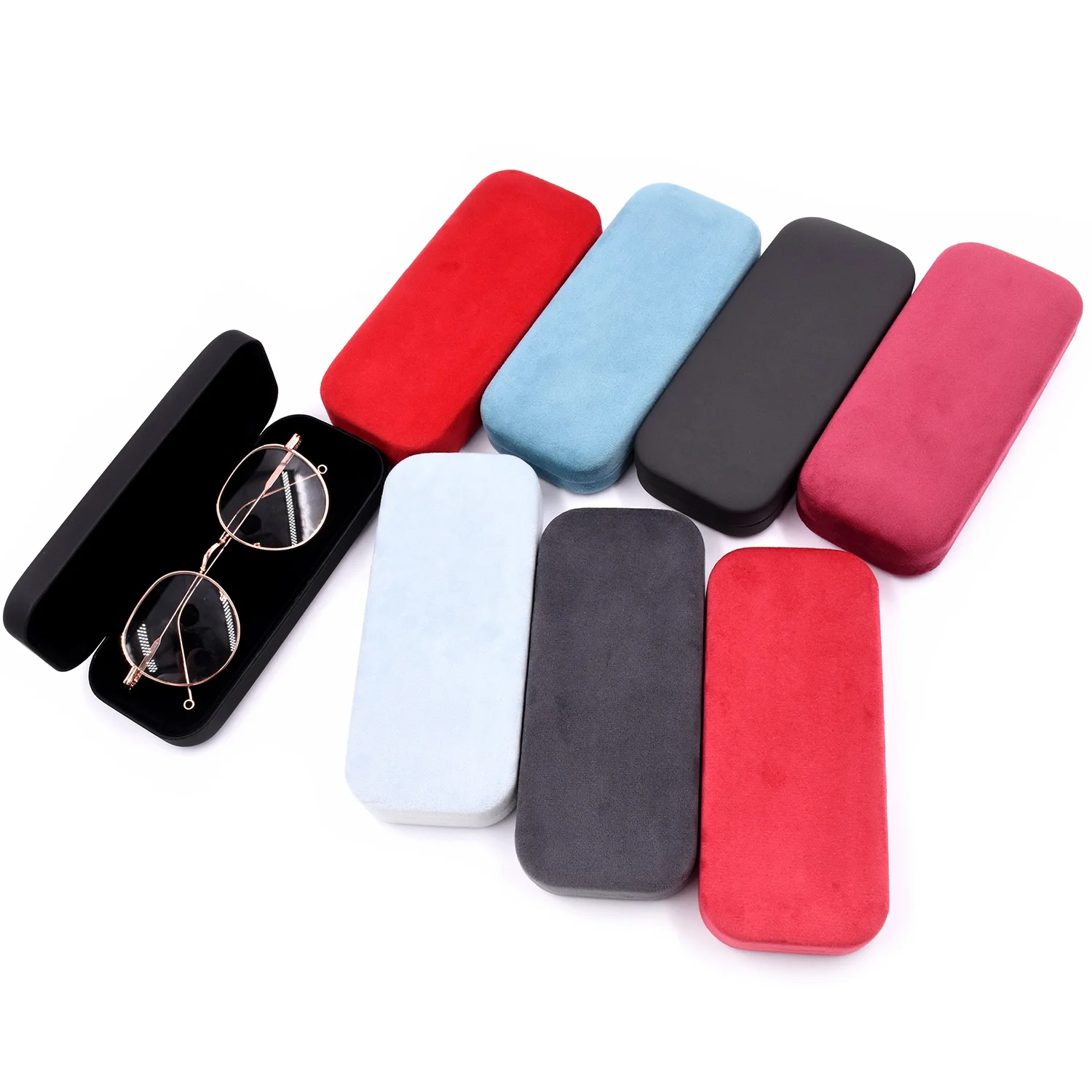 Bestpackaging metal glasses case hard shell eyeglasses case customized glasses packing case eyewear accessories