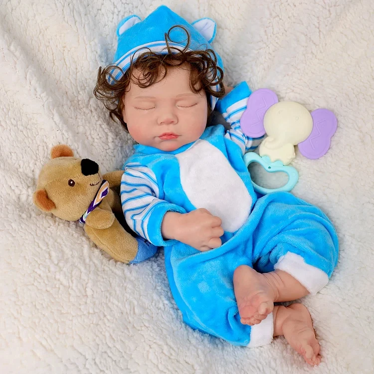 Babeside Thea 16 дюймов полная силиконовая кукла Reborn Baby спящий мальчик