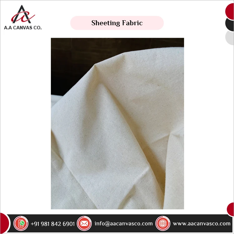 Latest Arrival Best Quality Textile Raw Material 120 gsm to 180 gsm Organic Cotton Sheeting Fabric for Bee Waxed Food Wraps