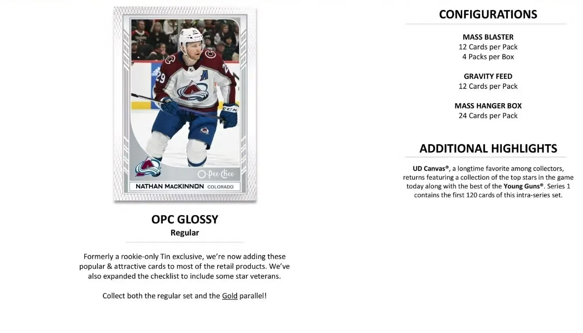 NEW 2023-24 Upper Deck Series 1 Hockey Blaster Box factory sealed in stock ready to ship worldwide doorstep delivery