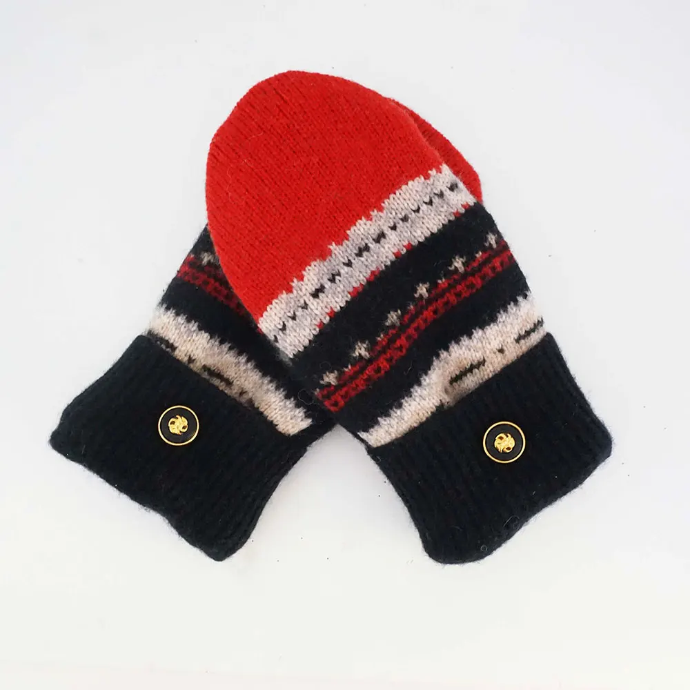 In Online Sale Winter Full Finger Gloves Soft Fabric Hand Made Winter Full Finger Gloves