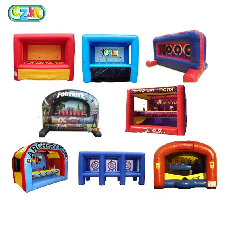 Inflatable Range Sport Game Bunker Archery Tag Shooting Gallery For Kid