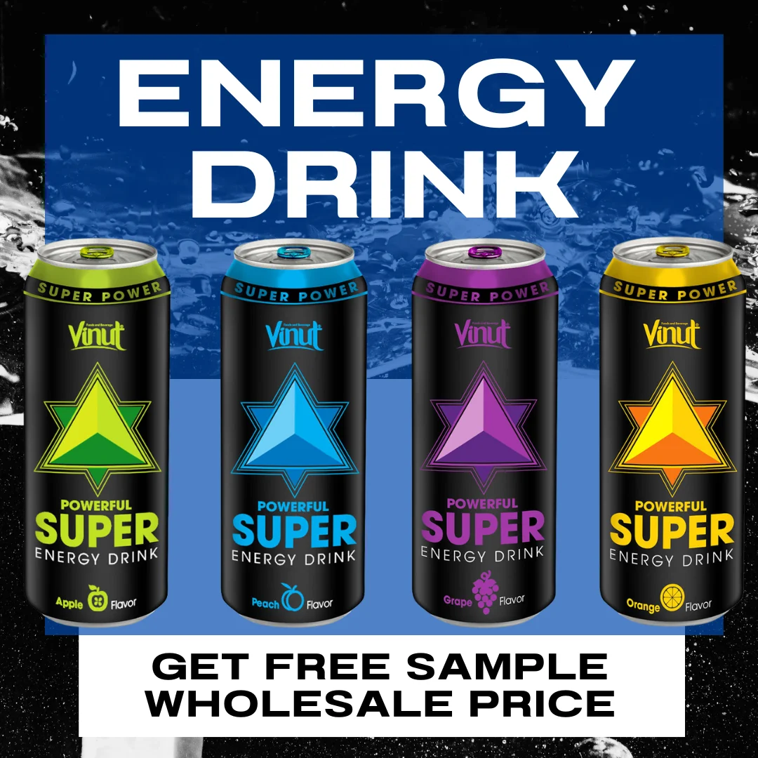 Энергетический напиток 500 мл разные вкусы (24 упаковки) без сахара полезный витамин С незаменимый А электронные витамины оптовый поставщик OEM