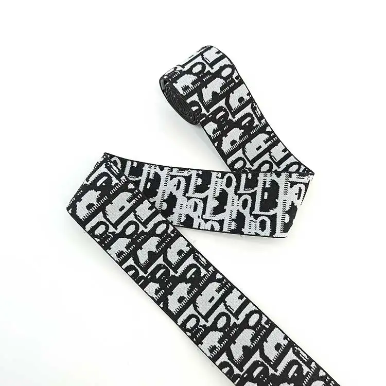 Elastic Waist Band Breathable Stretchable Edge Band Gross Band Tape Polyester Crochet Headgear Webbing