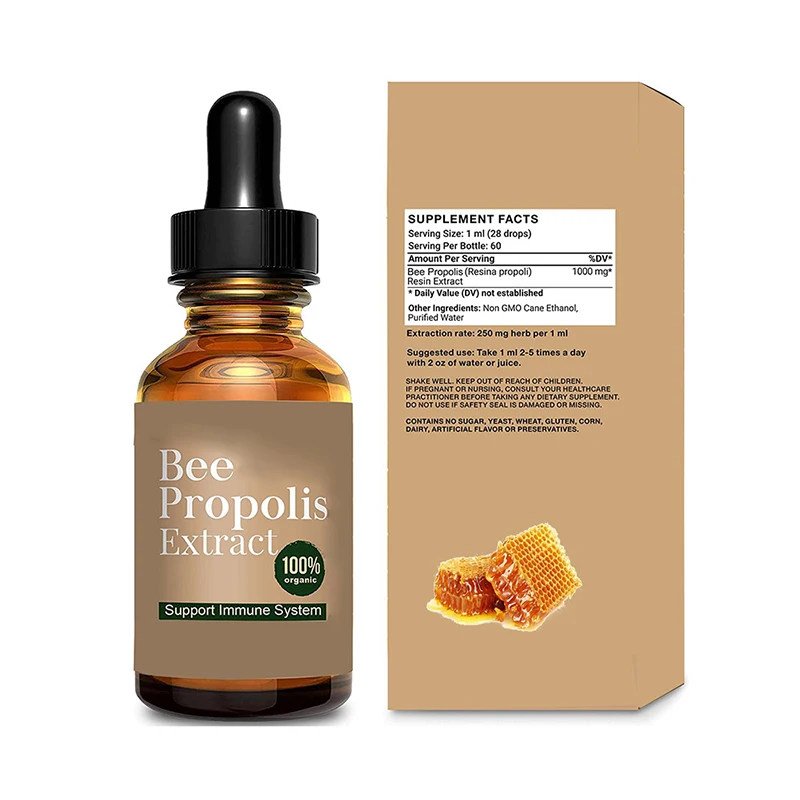 Oem Odm Water-Soluble Bee Extract Brazil Green Propolis Liquid