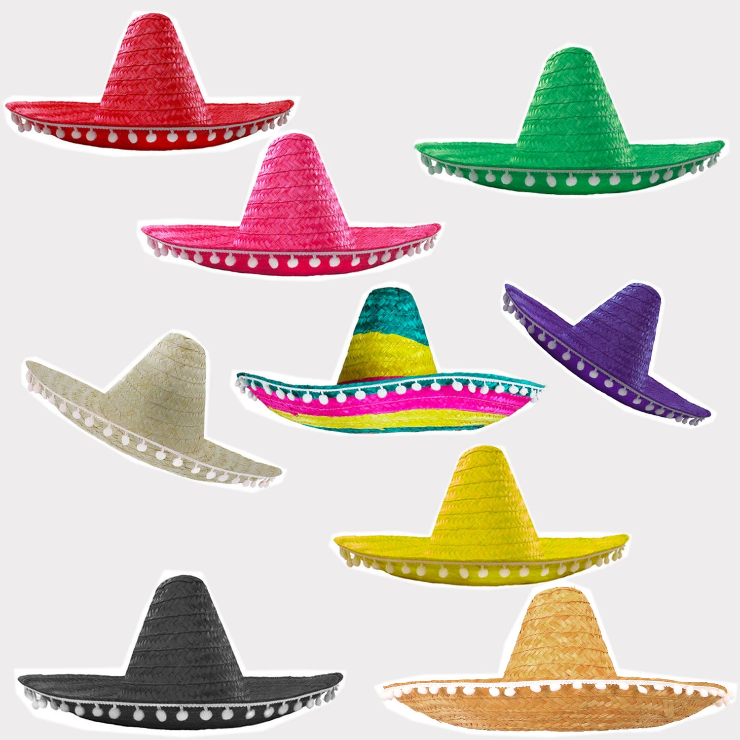 Sombrero Mexico Cowboy Hat Seagrass For Adults Fashion for Male and Female Bulk Straw Designs Customized Handmade in Vietnam