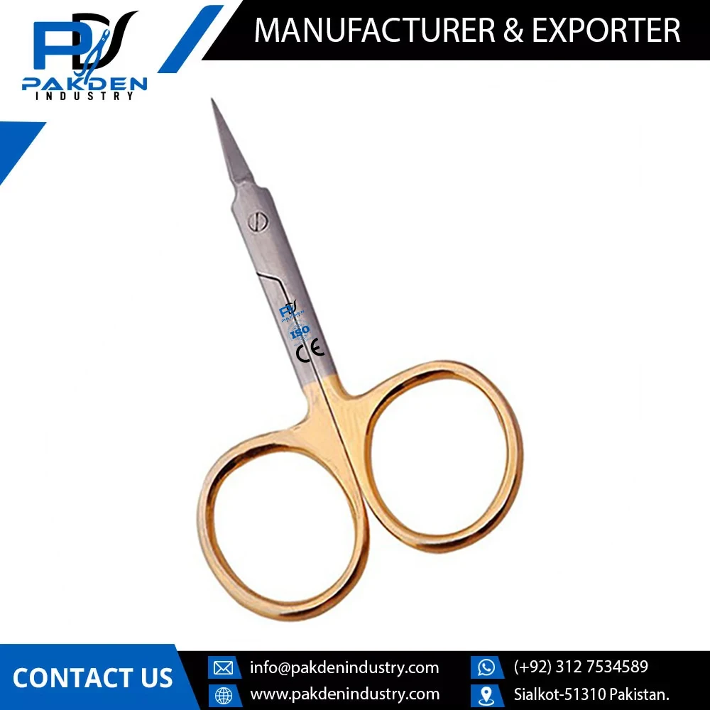 Latest Design Customized Logo Professional Stainless Steel Fine Point Cuticle Scissors / Best Selling Fine Point Cuticle Scissor