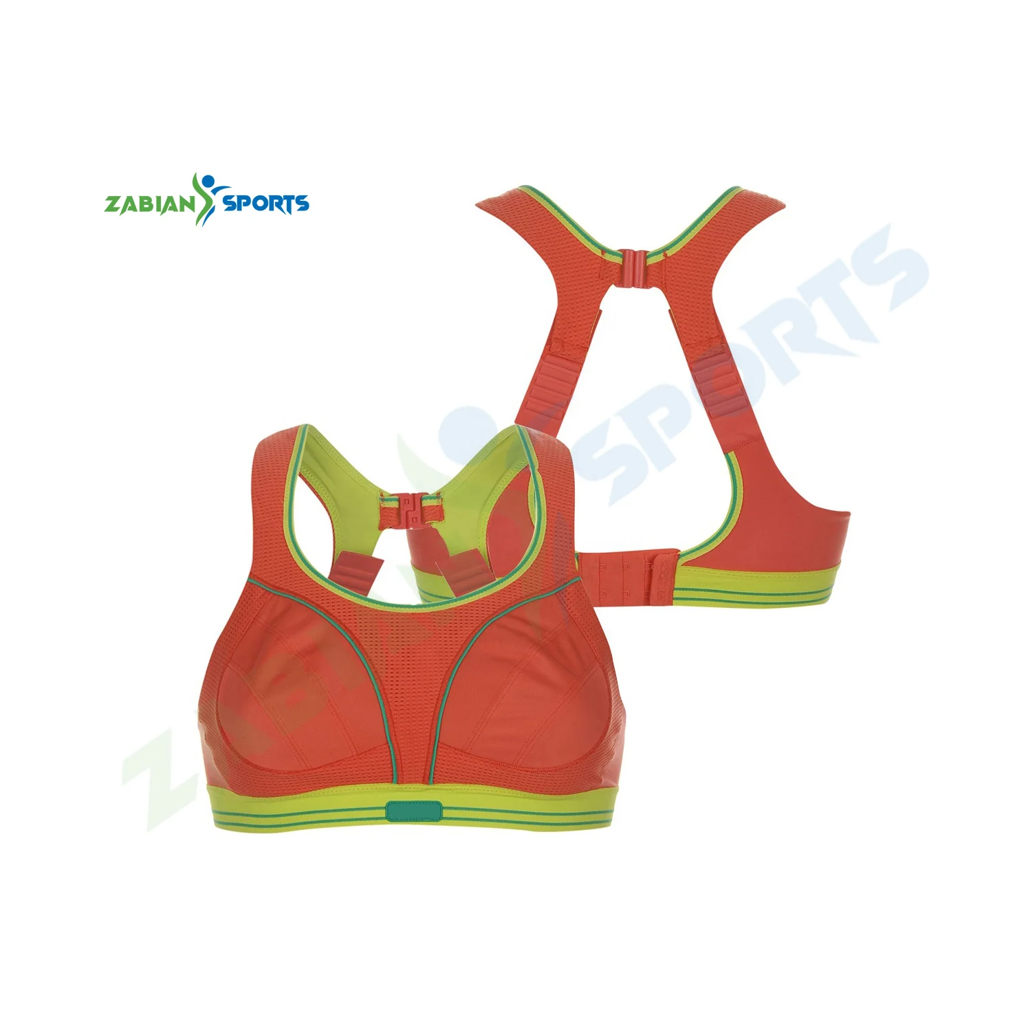 High Quality Sports Women Fitness Sports Bra Adjustable High Impact Padded Workout Gym Bra