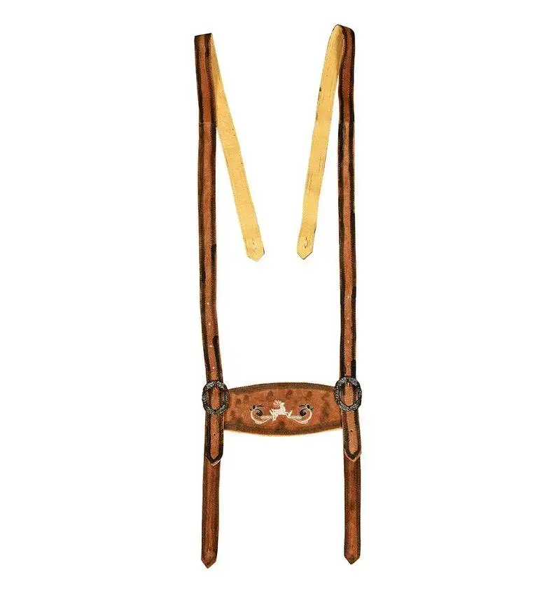 Top Quality Bavarian Garments Lederhosen Shorts for Men and Women Trousers Pants Festival Lederhose Golden Manufacturer