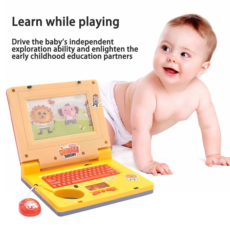 2023 New Arrivals Kids Laptop Learning Machine Computer Toy Early Kids Learning Machine Educational Toys
