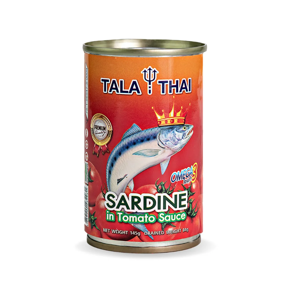 155g Sardine Seafood  in Can Tin Fish Baby Food Warmer Set Customized Style Packing Balance Container Weight Sardine Thailand