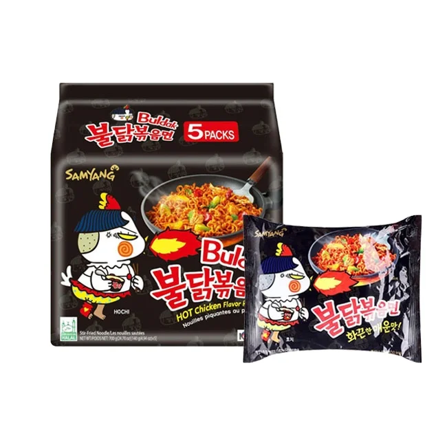 Korean Top Brand And Best Selling Instant Noodle Samyangg Hot Chicken Ramen 140g/Wholesale Samyangg Instant Ramen Noodles