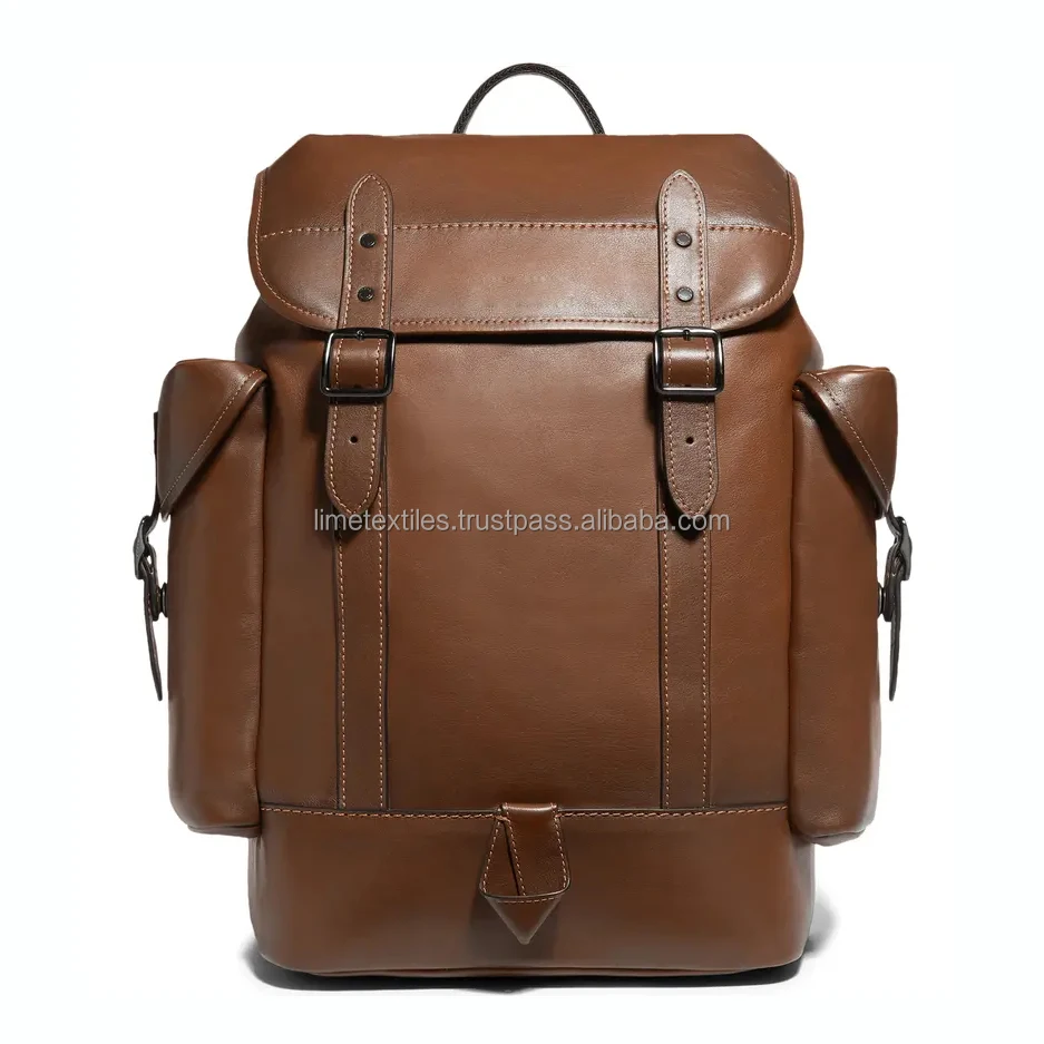 High Quality custom embossing Cheap 2023 Backpacks Leather Usb Smart Charging travel Laptop Backpack