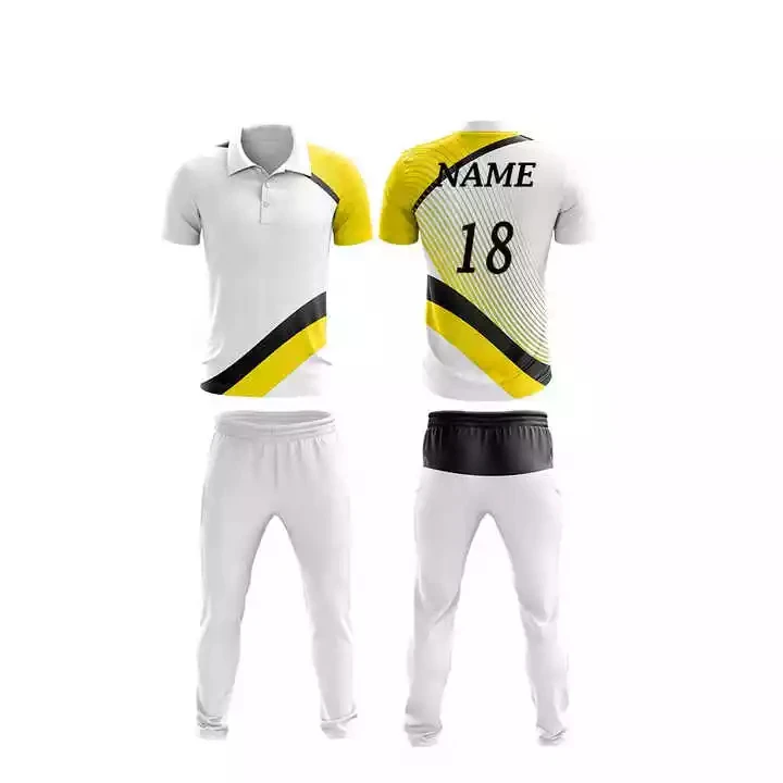 Wholesale custom made new design cricket uniform OEM Service Design Cricket Uniform Best Quality Team Wear Cricket Uniform