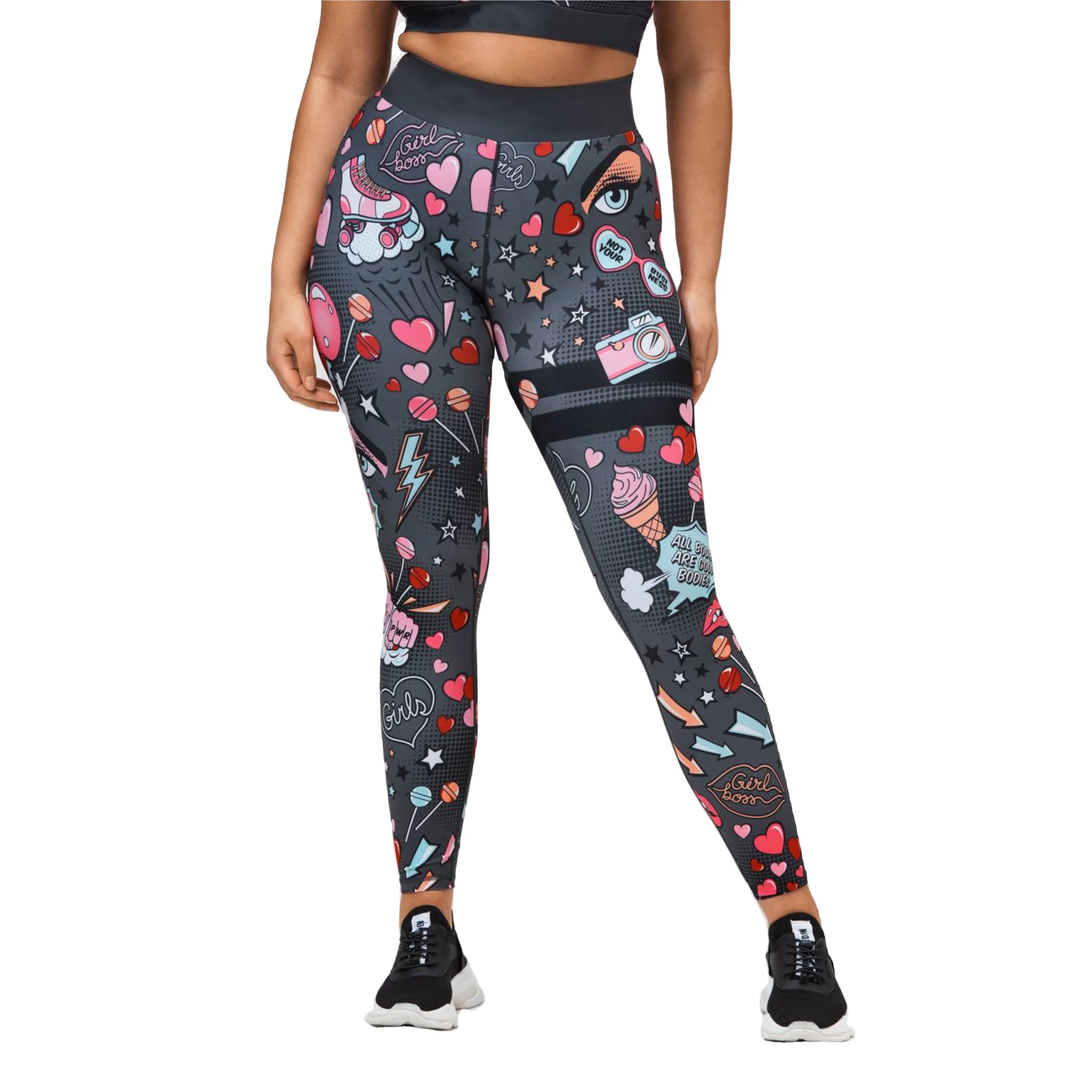 Custom Sublimation Leopard Print Ladies Yoga Leggings Womens  Yoga Pants Fitness Gym Yoga Wear