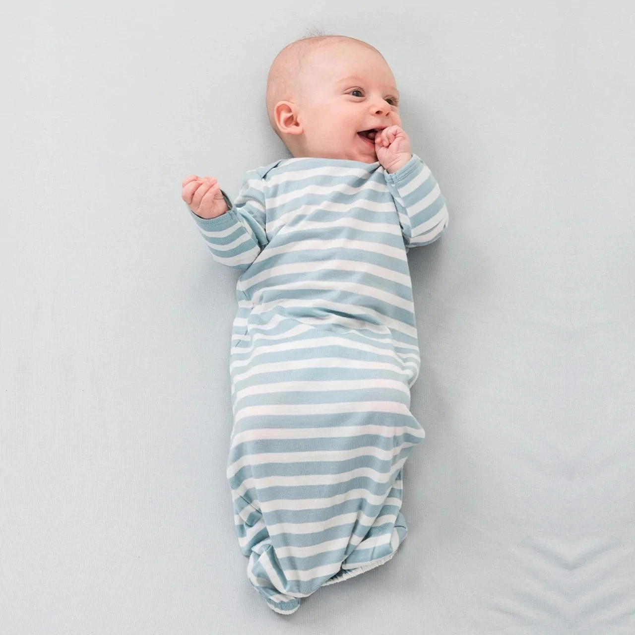 Merino Wool Baby Clothes Hot Sale Baby Sleep Sack Soft Blue Baby Bundler Sleeping Bags