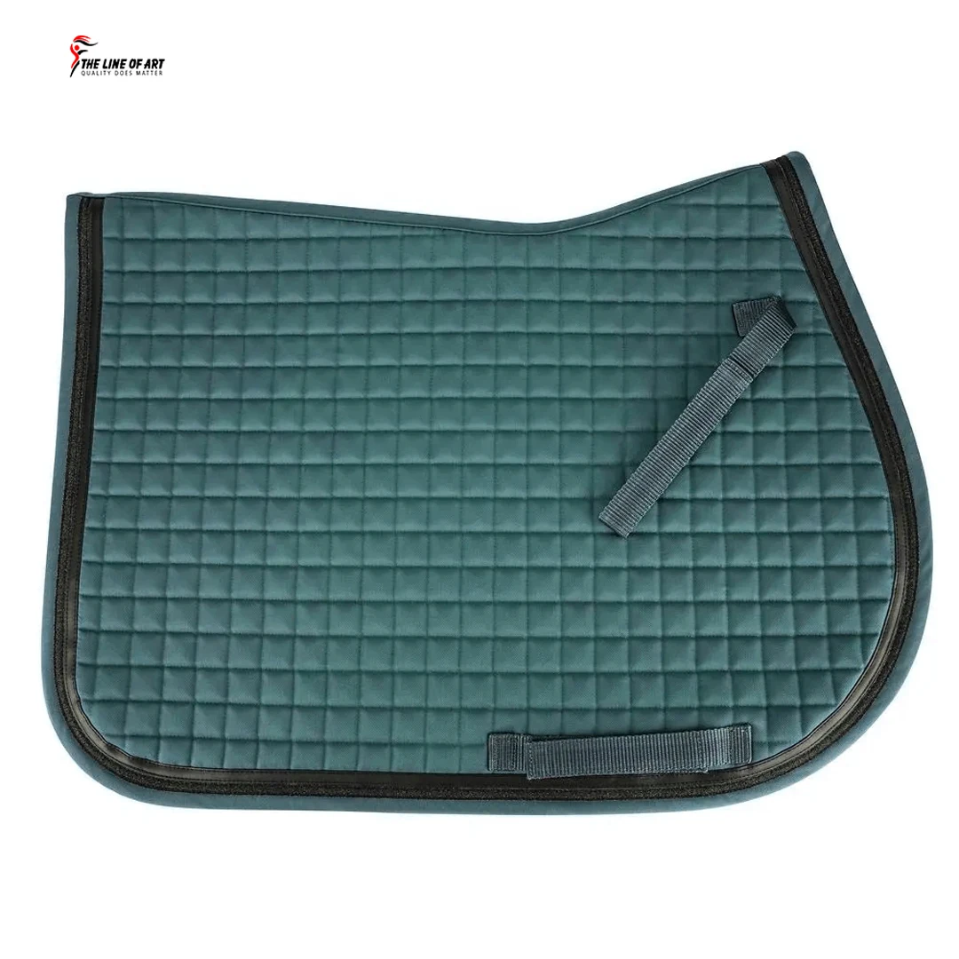 Wholesale Equestrian Suppliers Competition half Saddle Blanket Dressage Saddle Pad Cloth