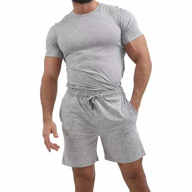 Customization OME Polyester cotton casual gym fitness wholesale best high quality Shorts set for men
