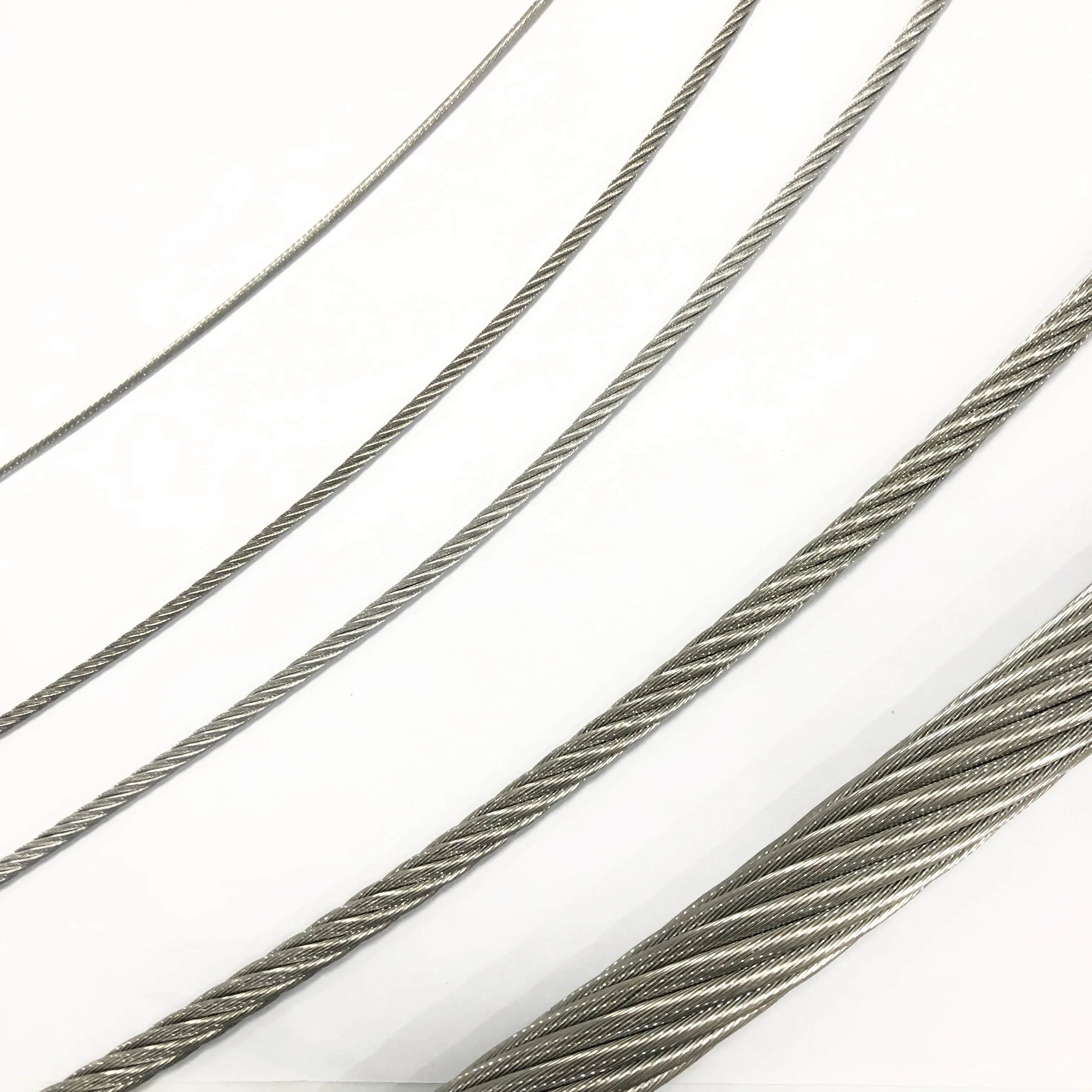 Производитель 7x7 7x19 316 304 16 мм-24 мм Проволочный Трос из нержавеющей стали