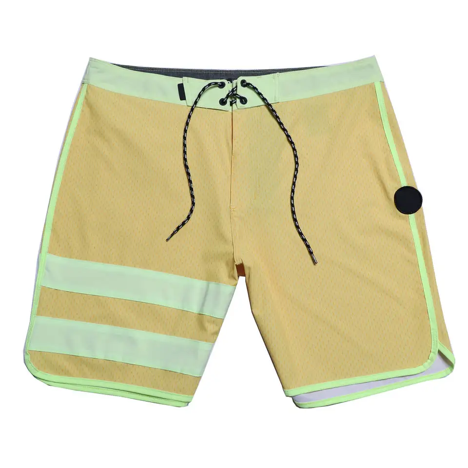 custom surf printing beach shorts swimming board shorts men boardshort mens swim trunks with compression liner