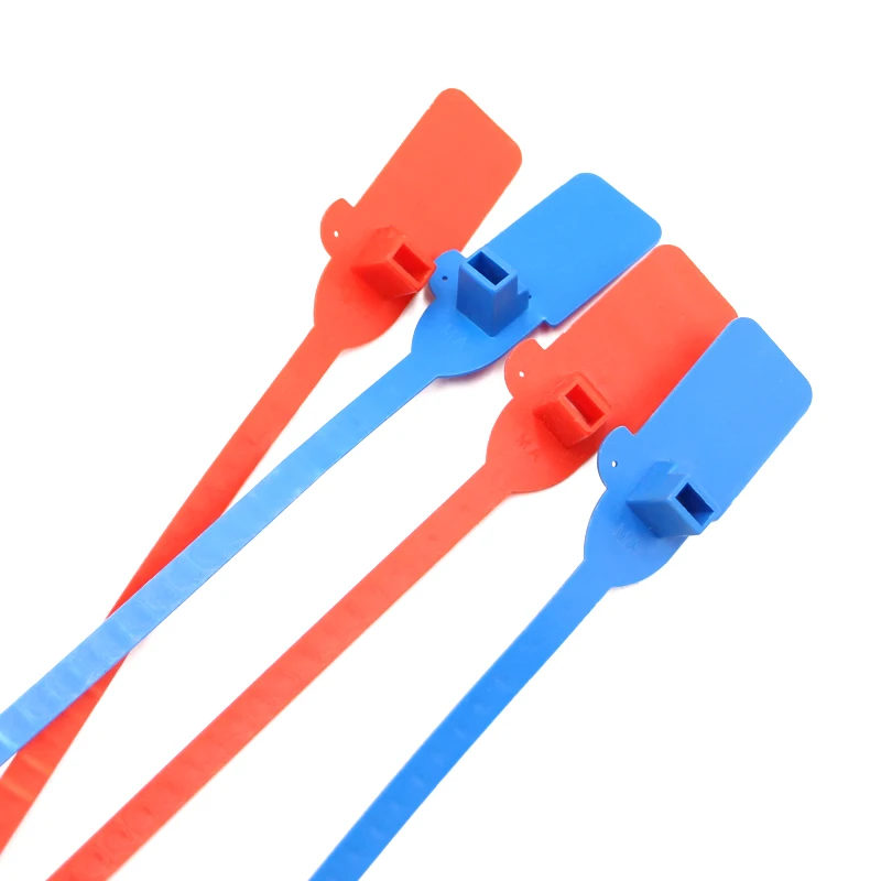 PN-PS2002  clothing plastic seal tags custom cargo airline safety tamper proof cash bag using strip plastic seal