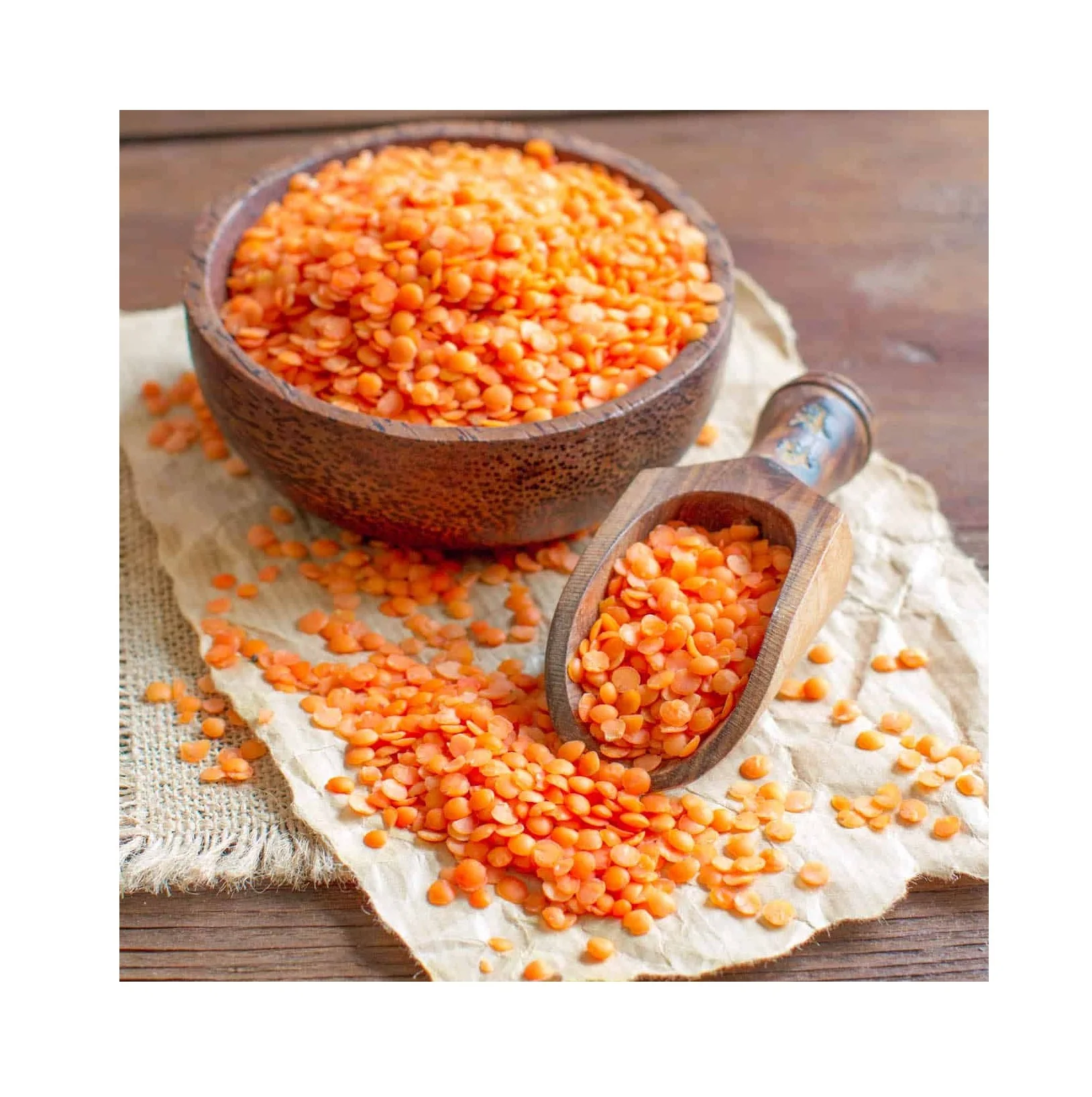 Wholesale Organic Garden Split Red Lentil (Masoor Dal) Available For Sale In Bulk