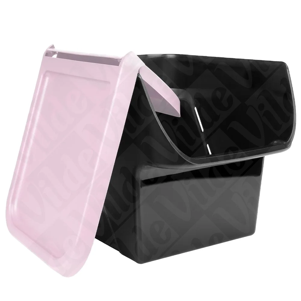 Excellent Value Affordable Price Fresh Vegetable Storage Container with a Lid Pink 13 L