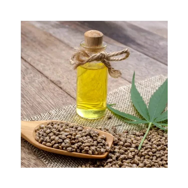 Good Quality Therapeutic Grade 100% Pure and Natural Cold Pressed Carrier Hempseed Oil from Indian Supplier