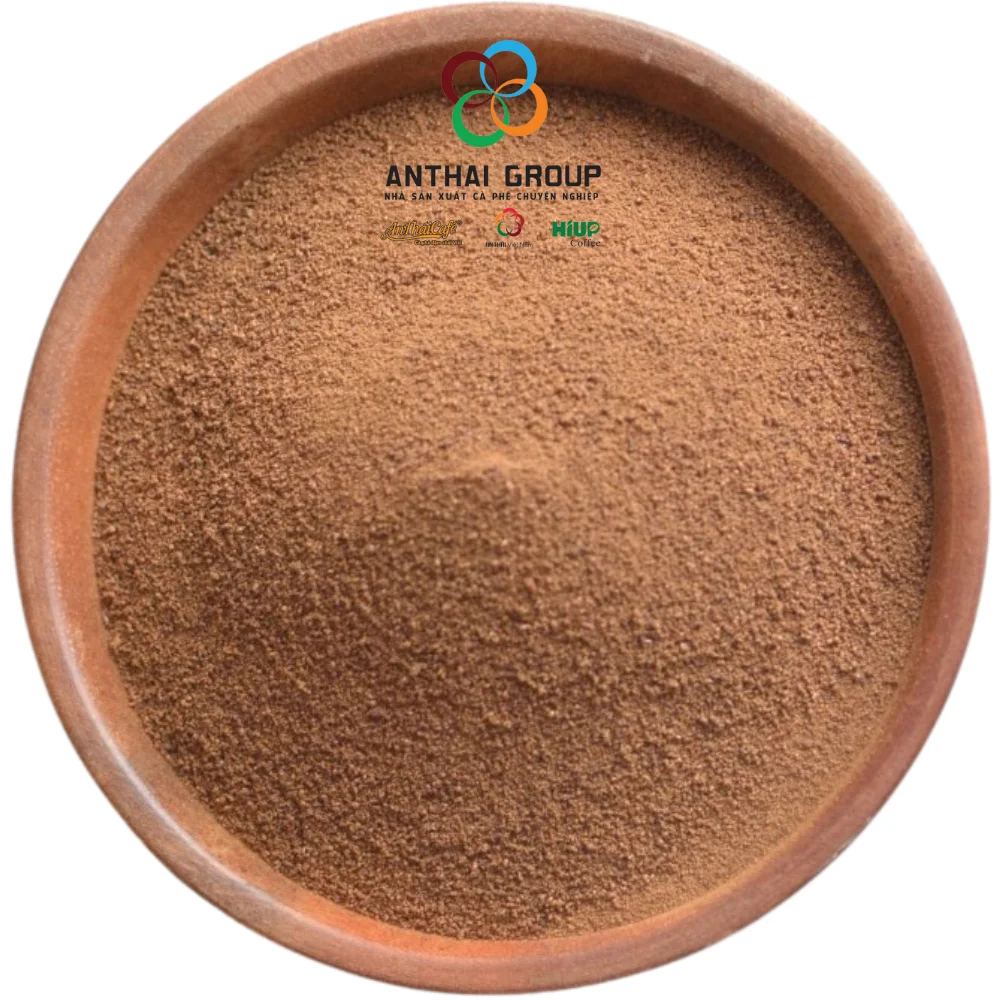 Competitive Price Instant Coffee From Vietnam 100% Robusta Strong Taste Material For Slimming Coffee Or 3 in 1 Coffee