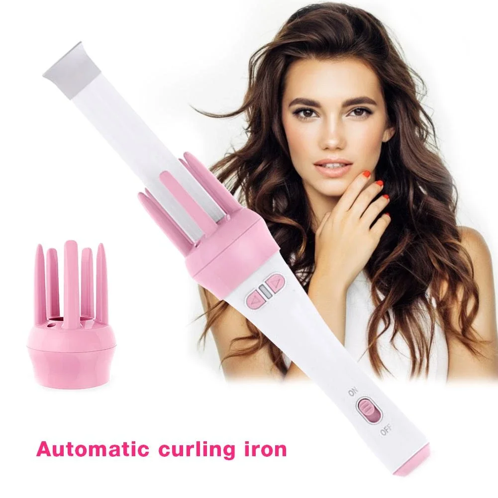 Heat Resistant Hair Curler Styling Safe And Easy To Use Hot Ceramic Sale Automatic Rotary Curl Iron Wand Tool