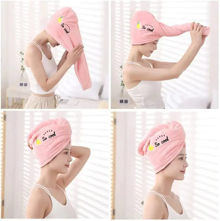 Wholesale Dry Hair Towel Microfiber Drying Hair Towel Hair Quick-Drying Bath Towel OEM Made In Vietnam