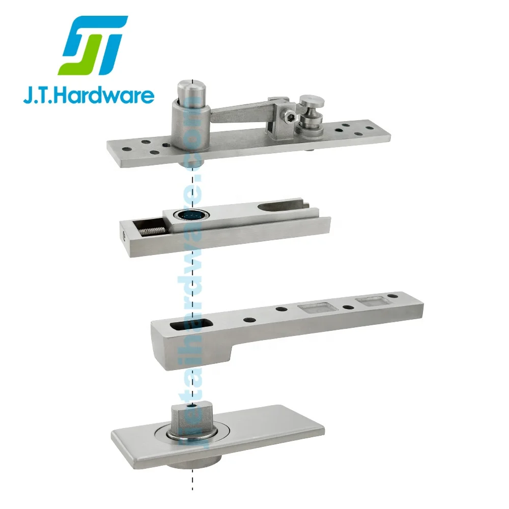 Pivot System Heavy Duty 250kg All Stainless Steel Adjustable Top and Bottom Centre Pivot Hinge With Concealed Screws