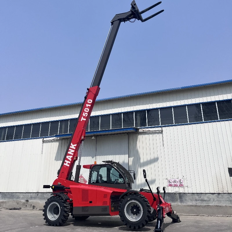 T5010 All terrain diesel forklift cheap price for sale telescopic boom lift truck