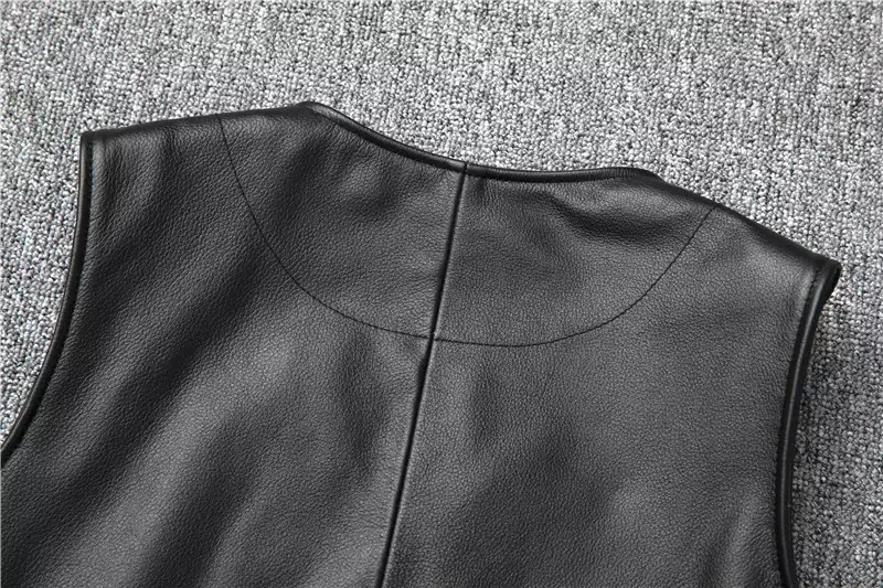 New Design Mens Casual Motorbike Leather Vest/ Motorcycle Cowhide Leather Waistcoat Vest beautiful and nice looking vest