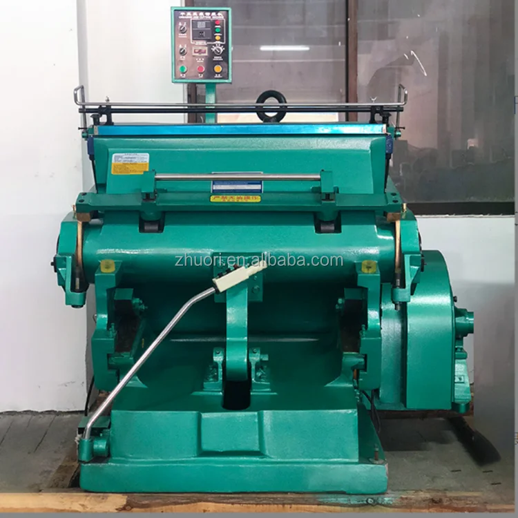 Z For Pizza Box Cake Box Making Crease Die Cutting Machine Flat Matching Cardboard Cutting Machine Die Cutting Creasing Machine